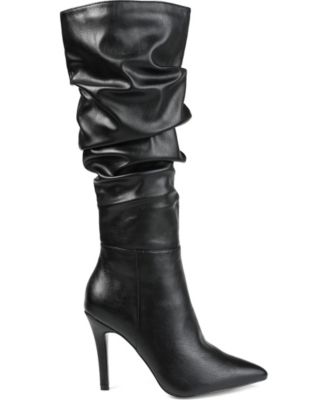 Women's Sarie Wide Calf Ruched Stiletto Boots