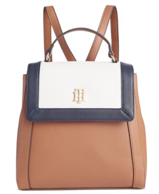 tommy hilfiger colorblock backpack