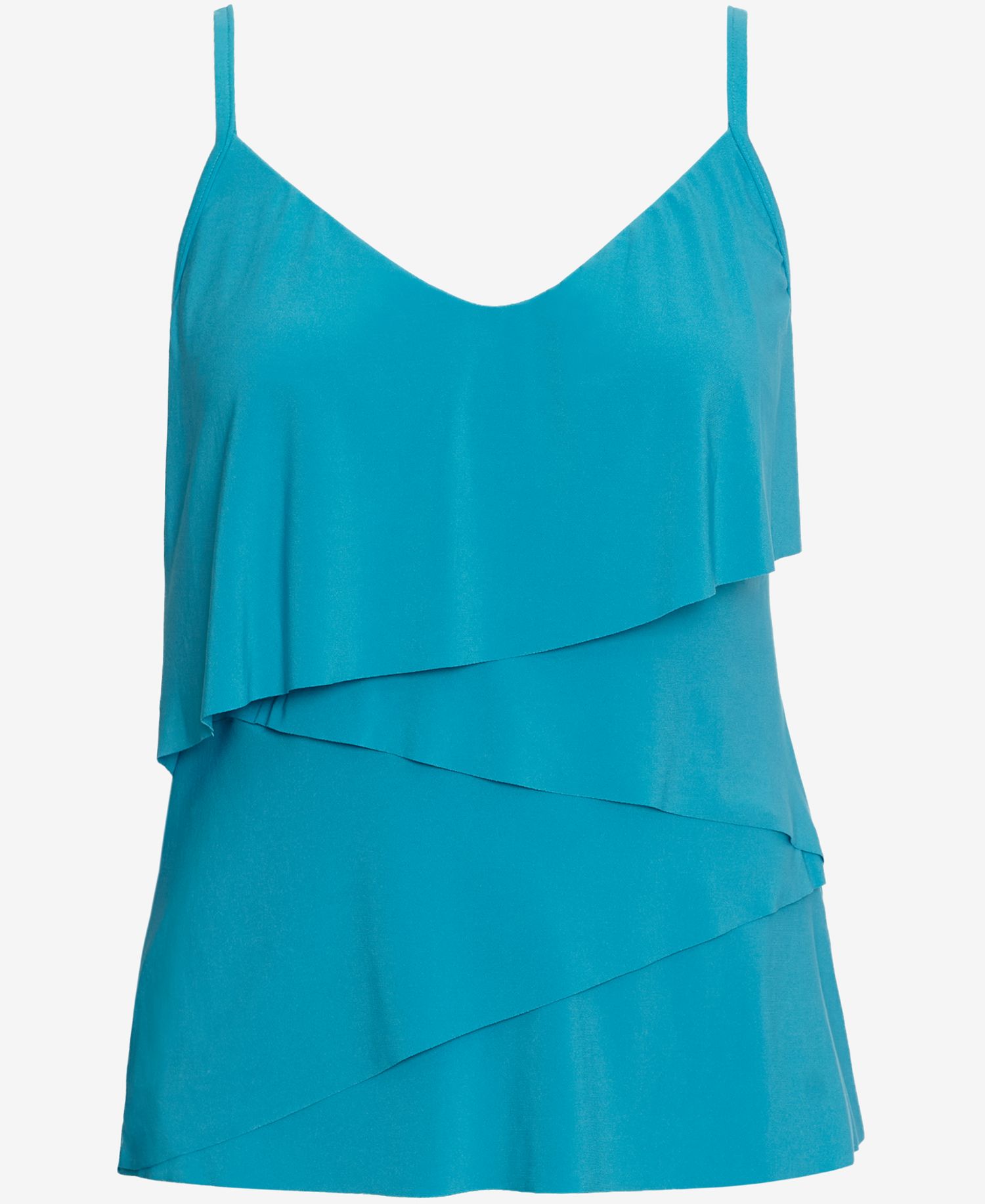 Solids Chloe Tiered Tankini Top