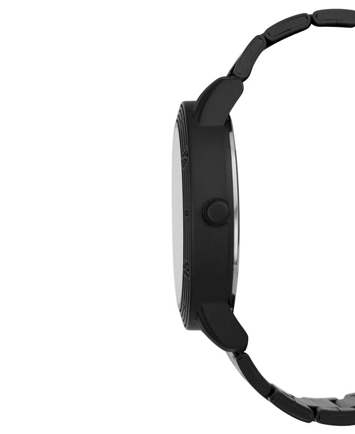 INC International Concepts Men's Black Stainless Steel Link Bracelet