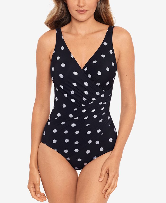 Miraclesuit Oceanus Underwire Tummy Control One Piece Swimsuit Macys 