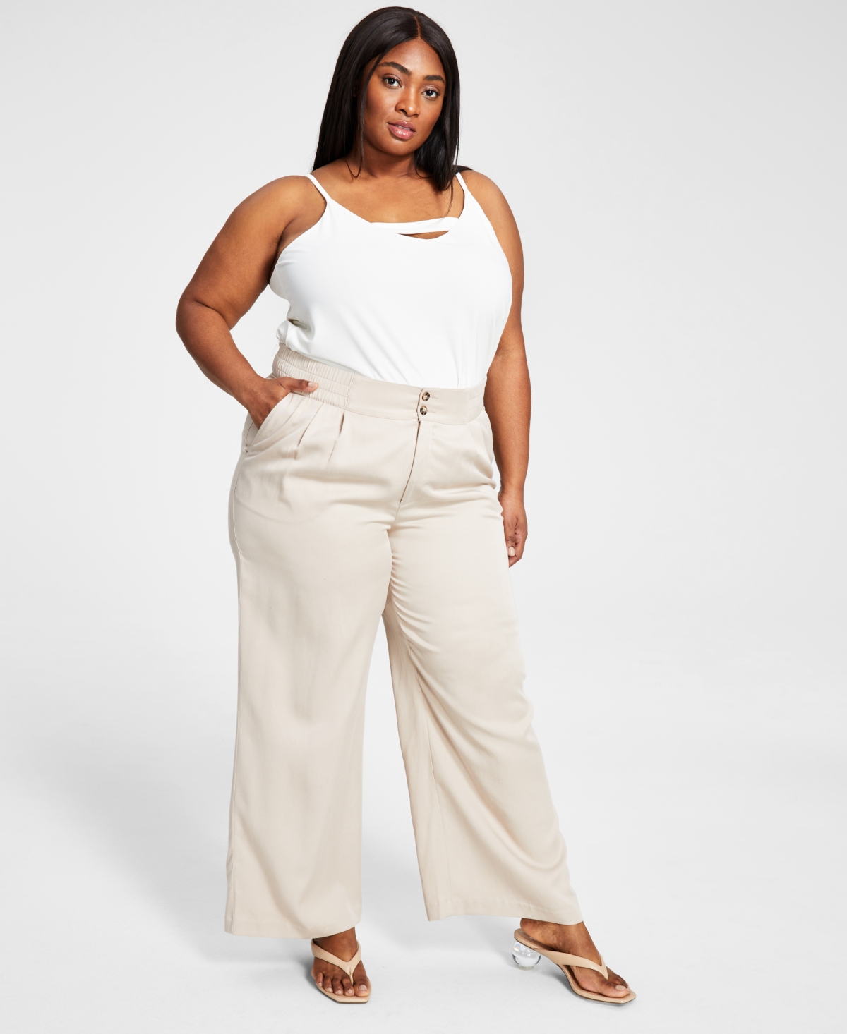 bar iii wide leg pants