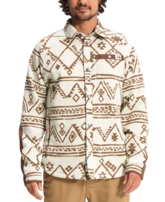 mens aztec print commander wool jacket