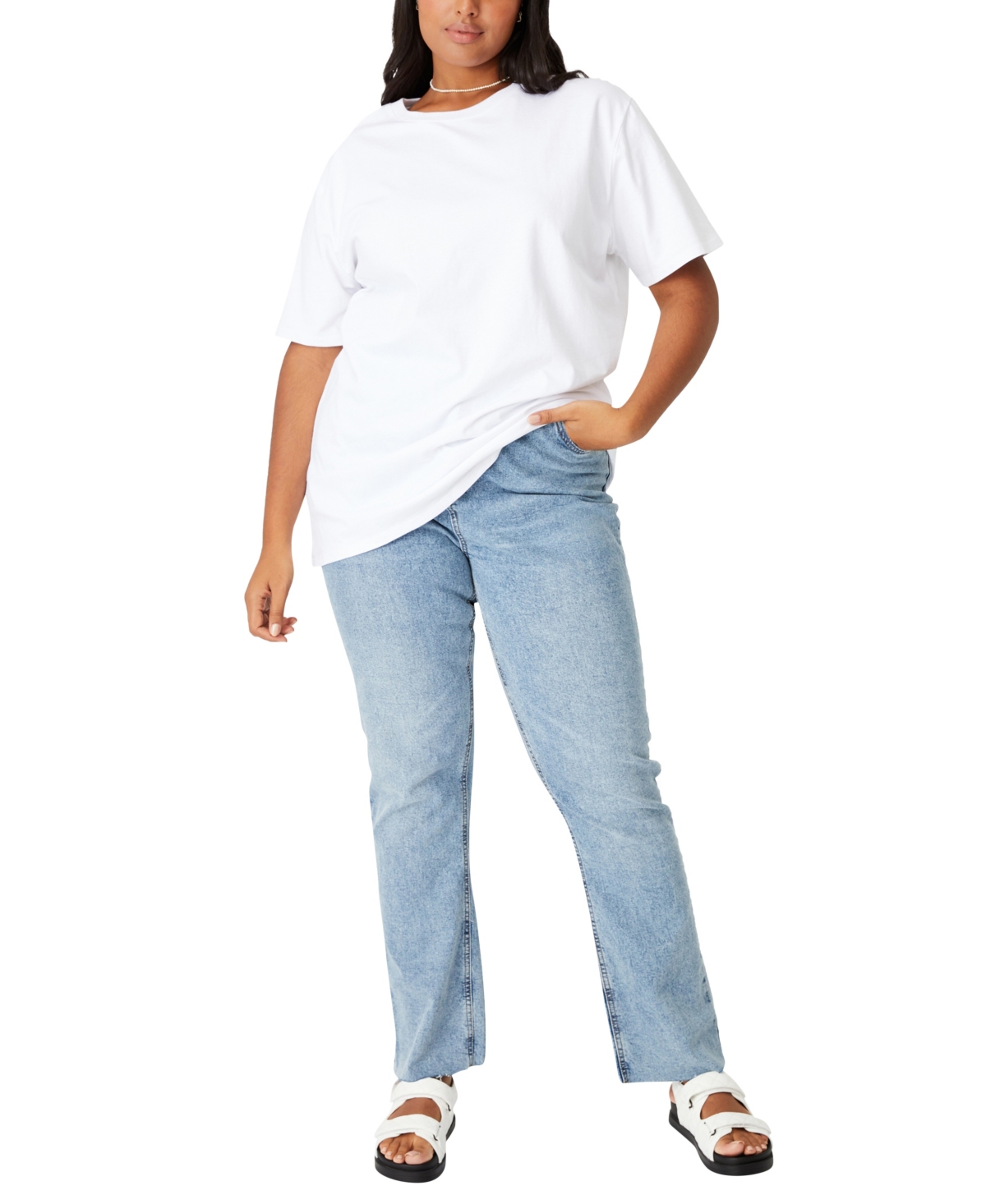 Cotton On Trendy Plus Size Dad Short Sleeve T-shirt