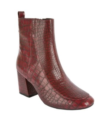 macy's burgundy boots