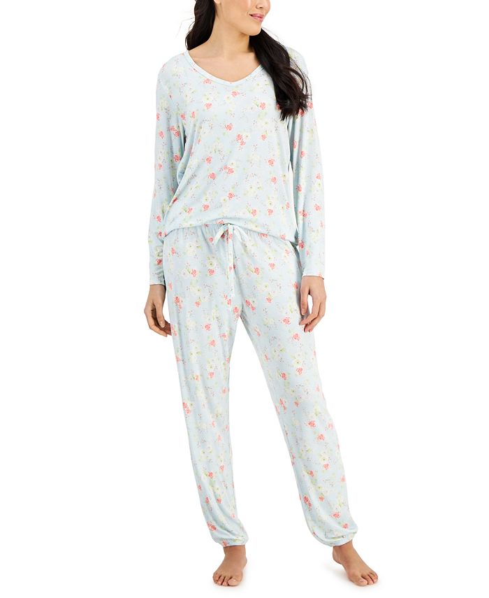 Charter Club Long-Sleeve Pajama Set, Created for Macy's - Macy's
