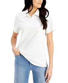 Cotton Short Sleeve Polo Shirt, Created for Macy's