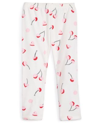 First Impressions - Toddler Girls Cherry-Print Leggings