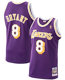 Men's Kobe Bryant Purple Los Angeles Lakers 1996-97 Hardwood Classics Authentic Player Jersey
