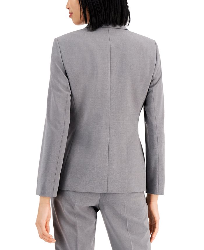 TAHARI ASL NEW Women's Plaid Two-button Lined Blazer Jacket Top 12 TEDO