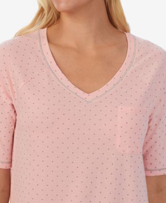 Elbow-Length Moisture Wicking Sleep T-Shirt