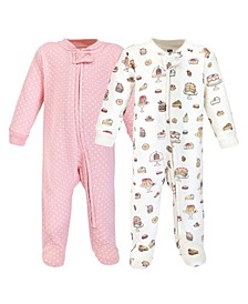 Baby Boys Premium Quilted Zipper Sleep and Play, Set of 2