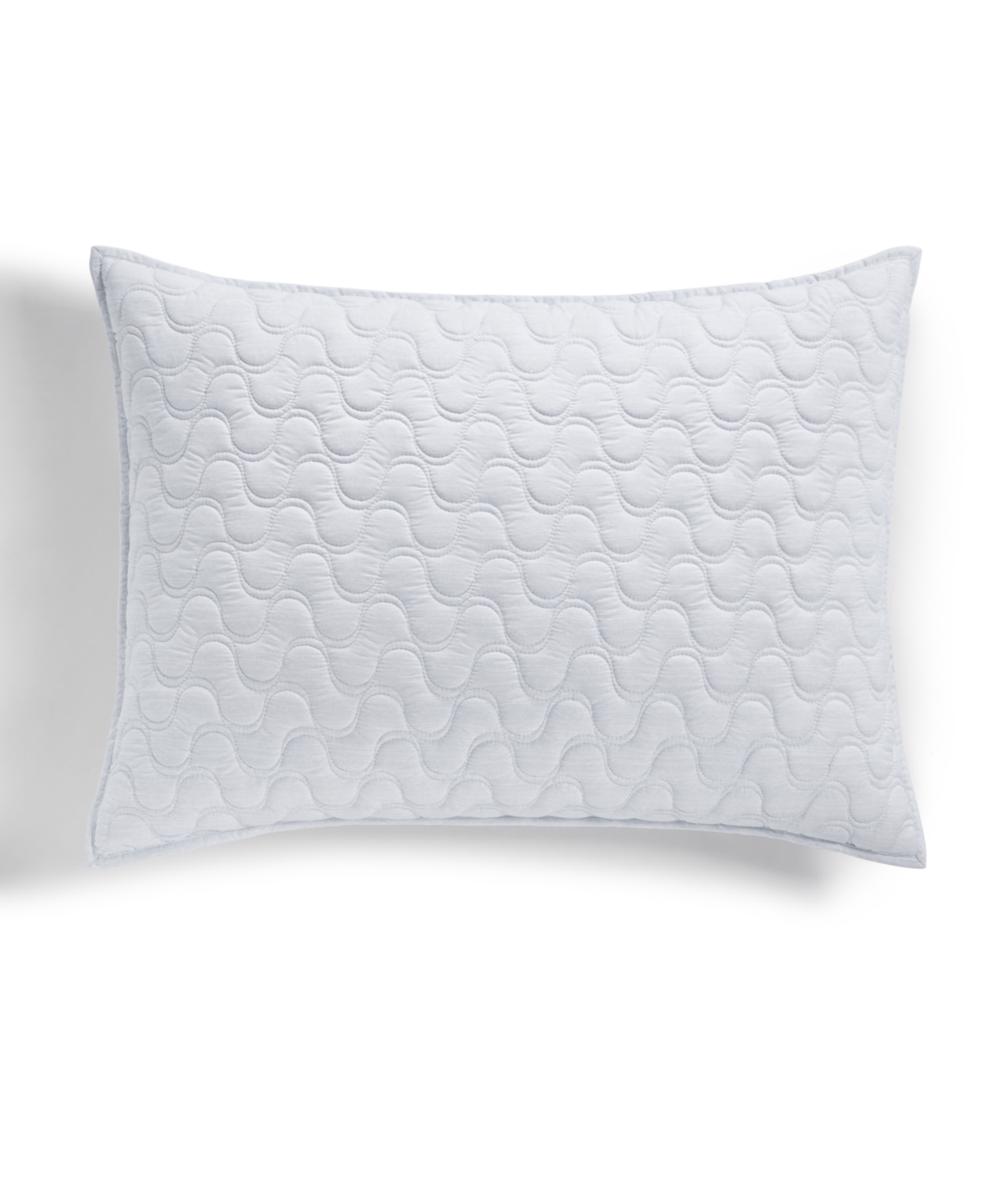 Closeout! Hotel Collection Lagoon Quilted Sham, King, Created for Macy's - Sea Blue