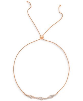 rose gold bolo necklace