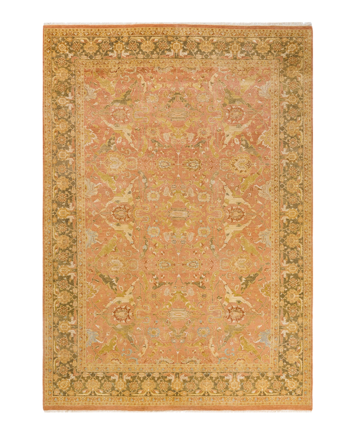 Closeout! Adorn Hand Woven Rugs Mogul M1381 6'1in x 9'1in Area Rug - Brown