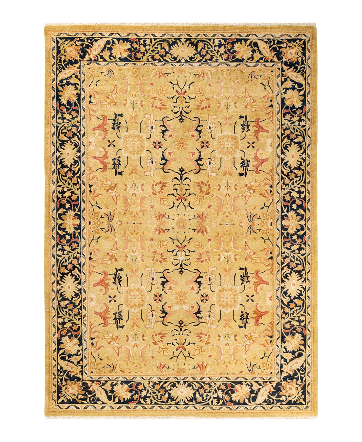 Closeout! Adorn Hand Woven Rugs Mogul M1450 6'1in x 9'1in Area Rug - Green
