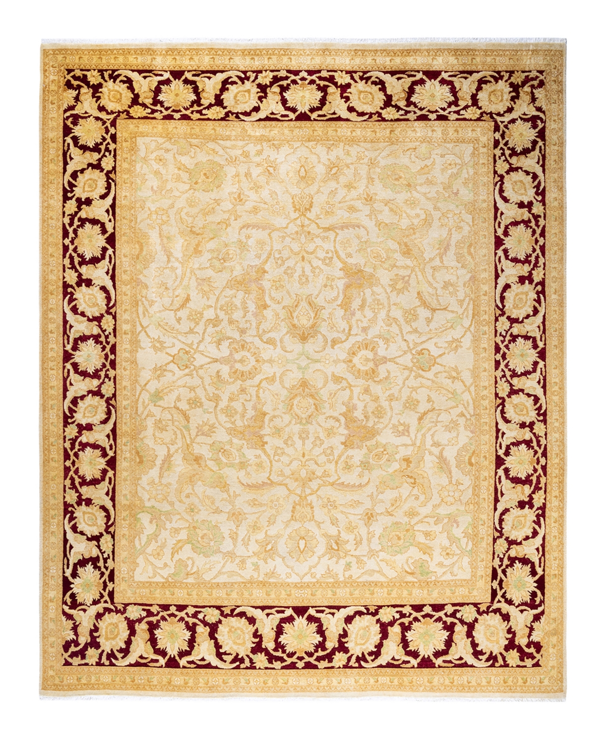 Closeout! Adorn Hand Woven Rugs Eclectic M1478 8' x 10' Area Rug - Ivory