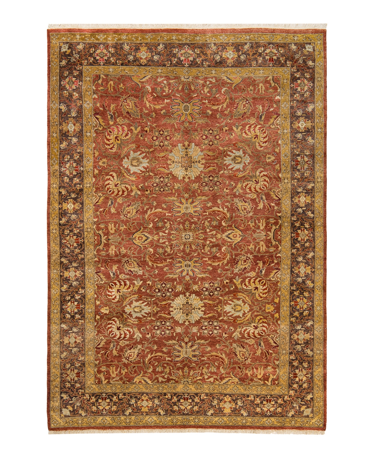 Closeout! Adorn Hand Woven Rugs Eclectic M1478 6'2in x 8'6in Area Rug - Pink