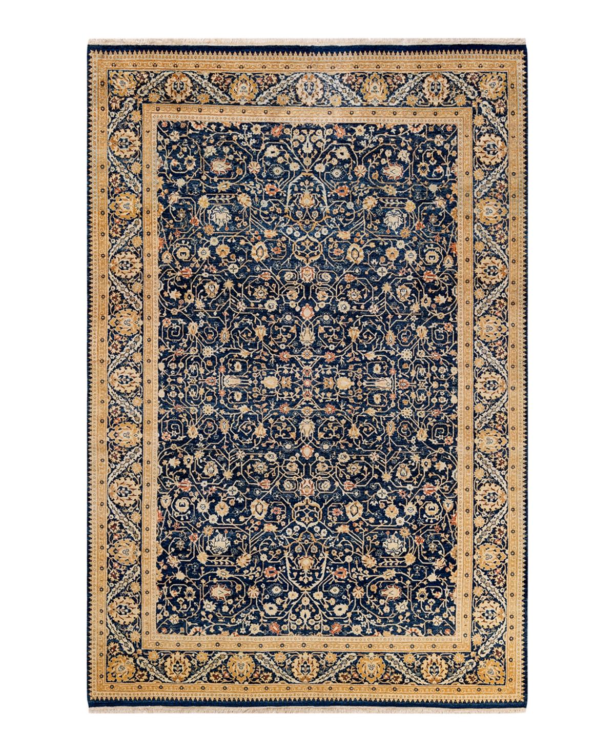 Closeout! Adorn Hand Woven Rugs Mogul M1494 6' x 9'1in Area Rug - Blue