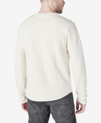 Lucky Brand Мужской двухслойный свитер с длинным рукавом Henley от Lucky Brand 11290₽