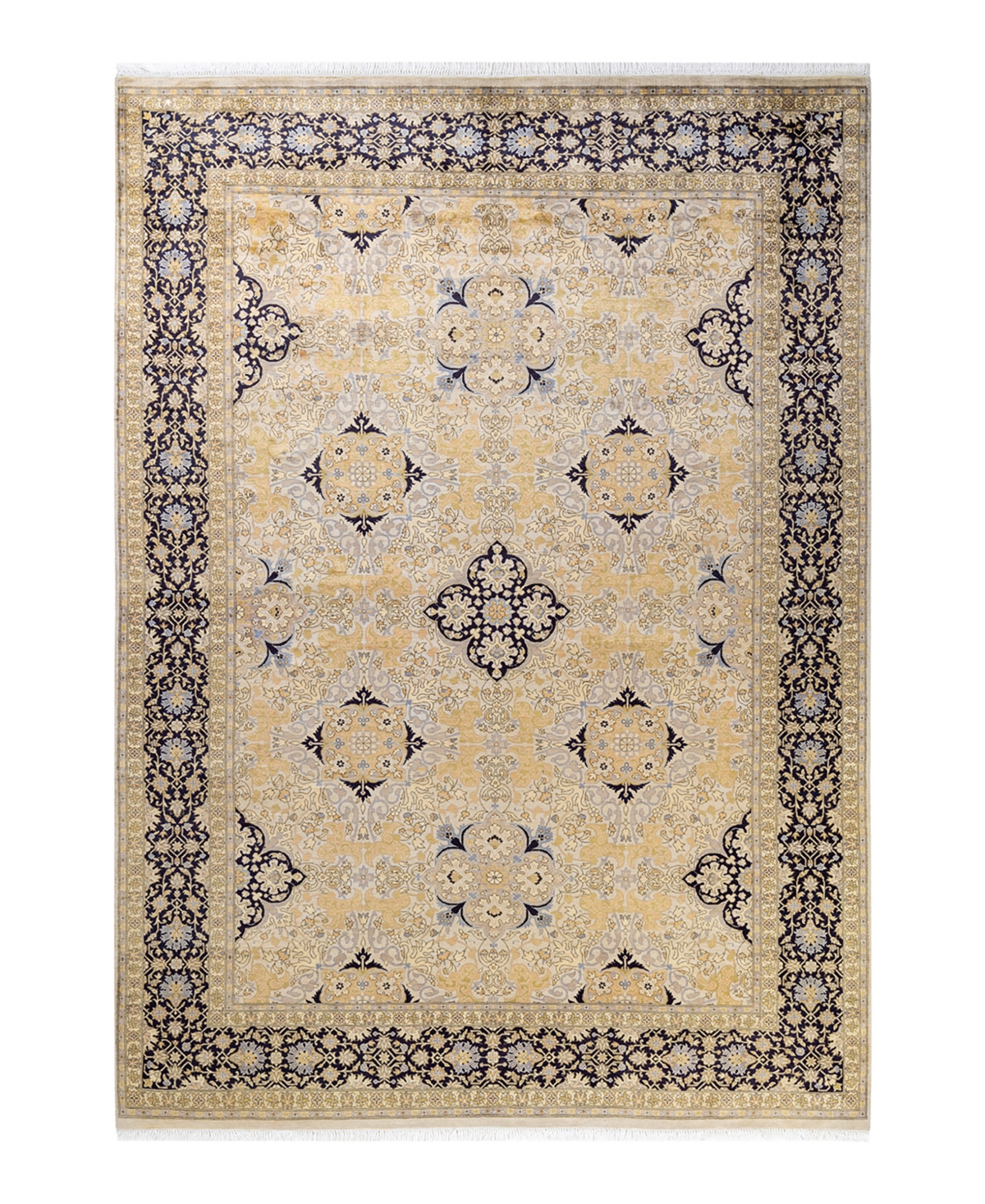 Closeout! Adorn Hand Woven Rugs Mogul M1789 6'2in x 8'8in Area Rug - Ivory