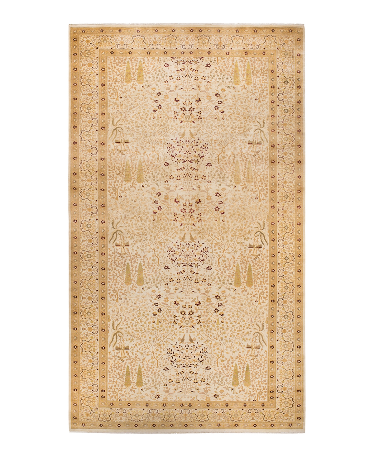 Closeout! Adorn Hand Woven Rugs Mogul M1494 9'2in x 17' Area Rug - Ivory