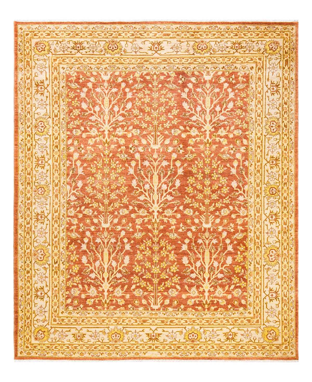 Closeout! Adorn Hand Woven Rugs Eclectic M1466 8'1in x 9'9in Area Rug - Rose
