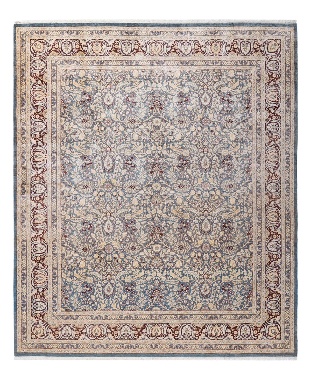 Closeout! Adorn Hand Woven Rugs Mogul M1322 8'4in x 10'1in Area Rug - Gray