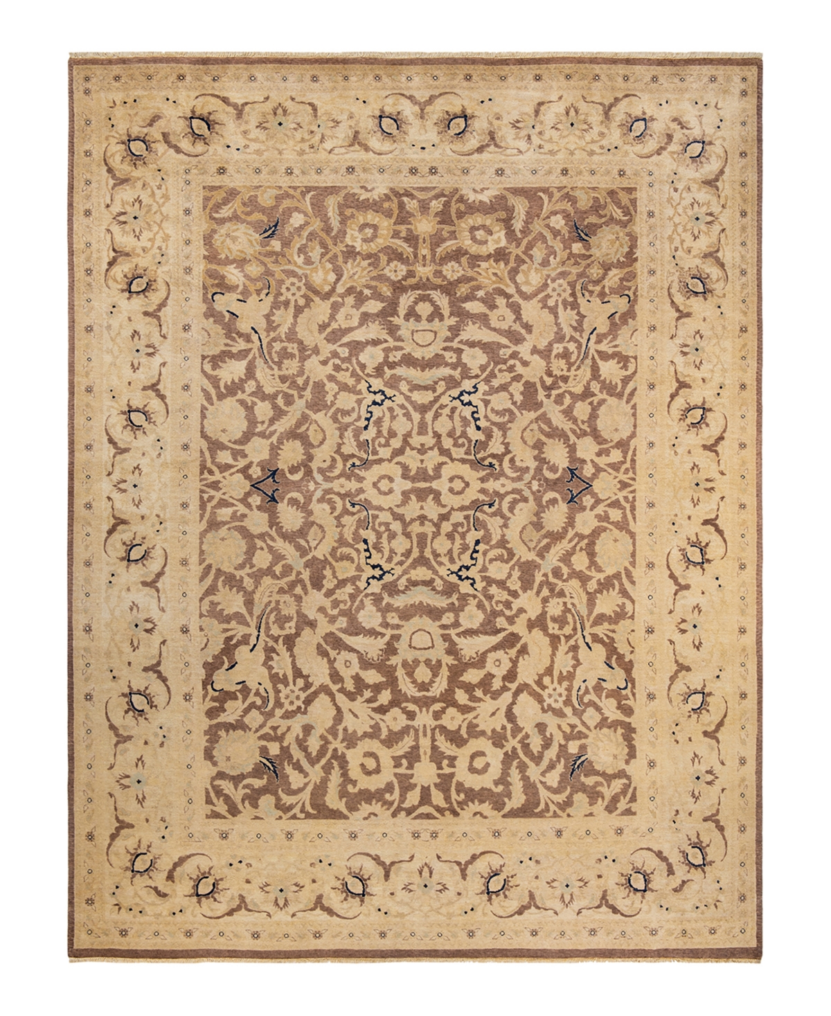 Closeout! Adorn Hand Woven Rugs Eclectic M1457 9' x 11'10in Area Rug - Brown