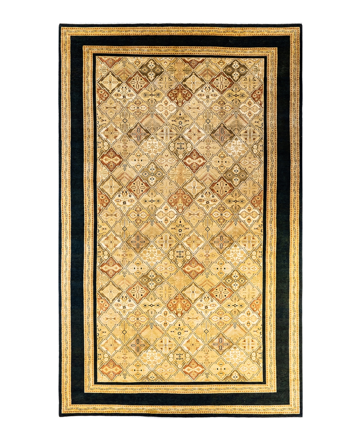 Closeout! Adorn Hand Woven Rugs Eclectic M1504 9'1in x 16'1in Area Rug - Blue
