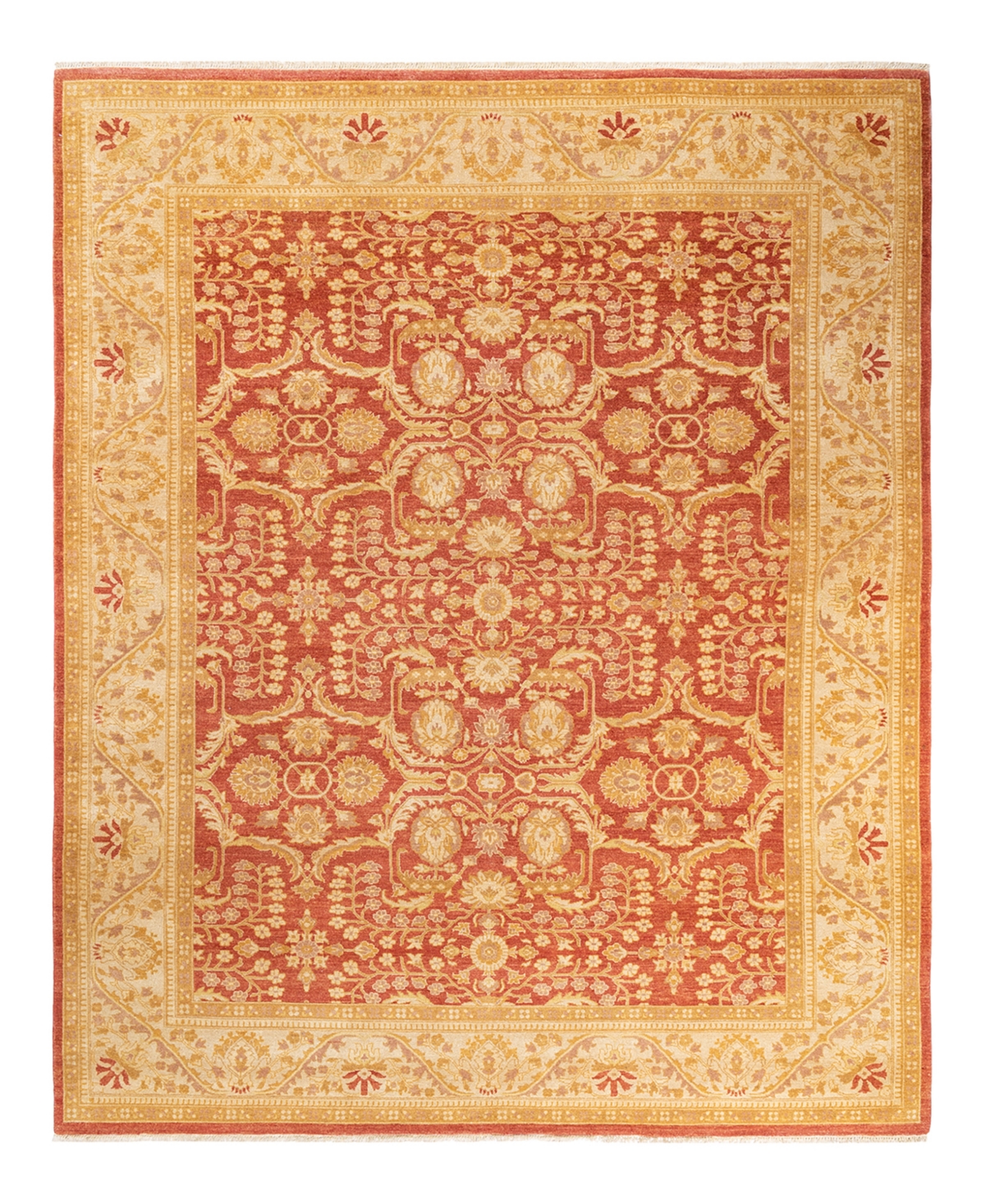 Closeout! Adorn Hand Woven Rugs Eclectic M1466 9' x 11'9in Area Rug - Orange