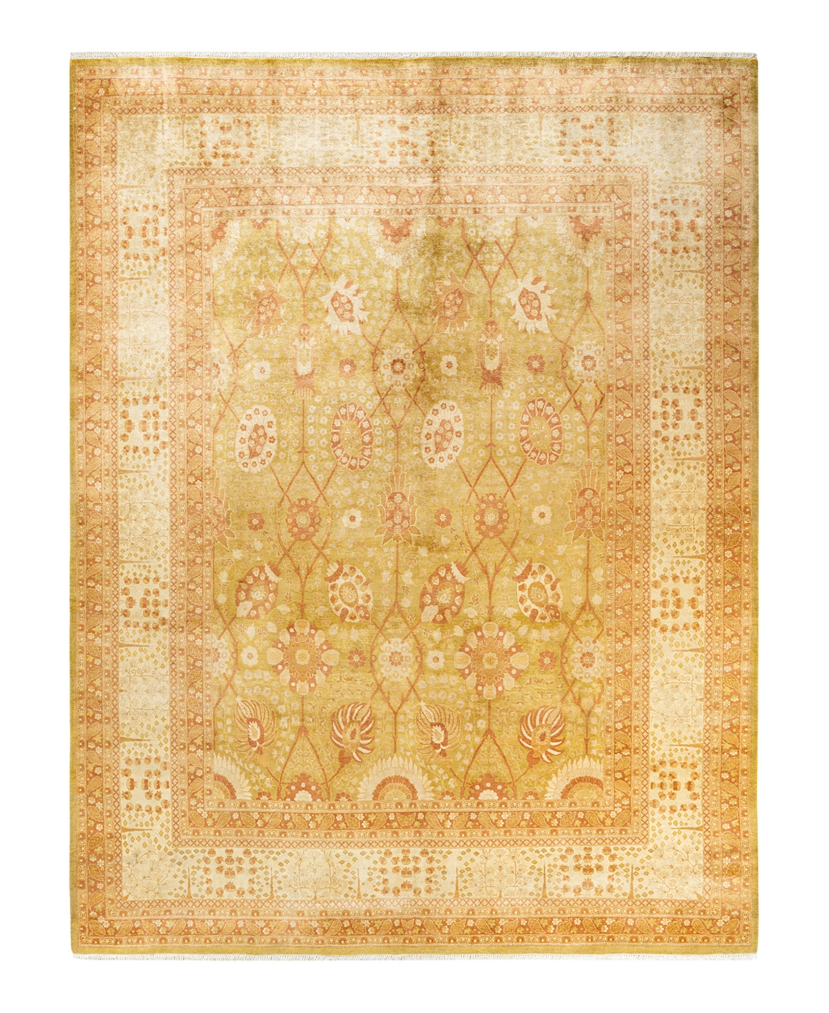 Closeout! Adorn Hand Woven Rugs Mogul M1440 8'1in x 10'10in Area Rug - Green