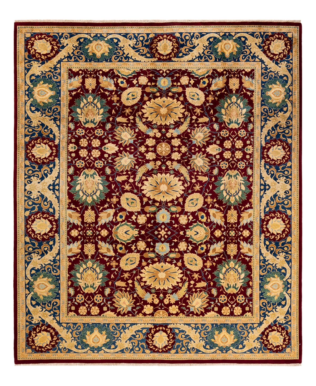 Closeout! Adorn Hand Woven Rugs Mogul M1195 8'1in x 10'2in Area Rug - Red