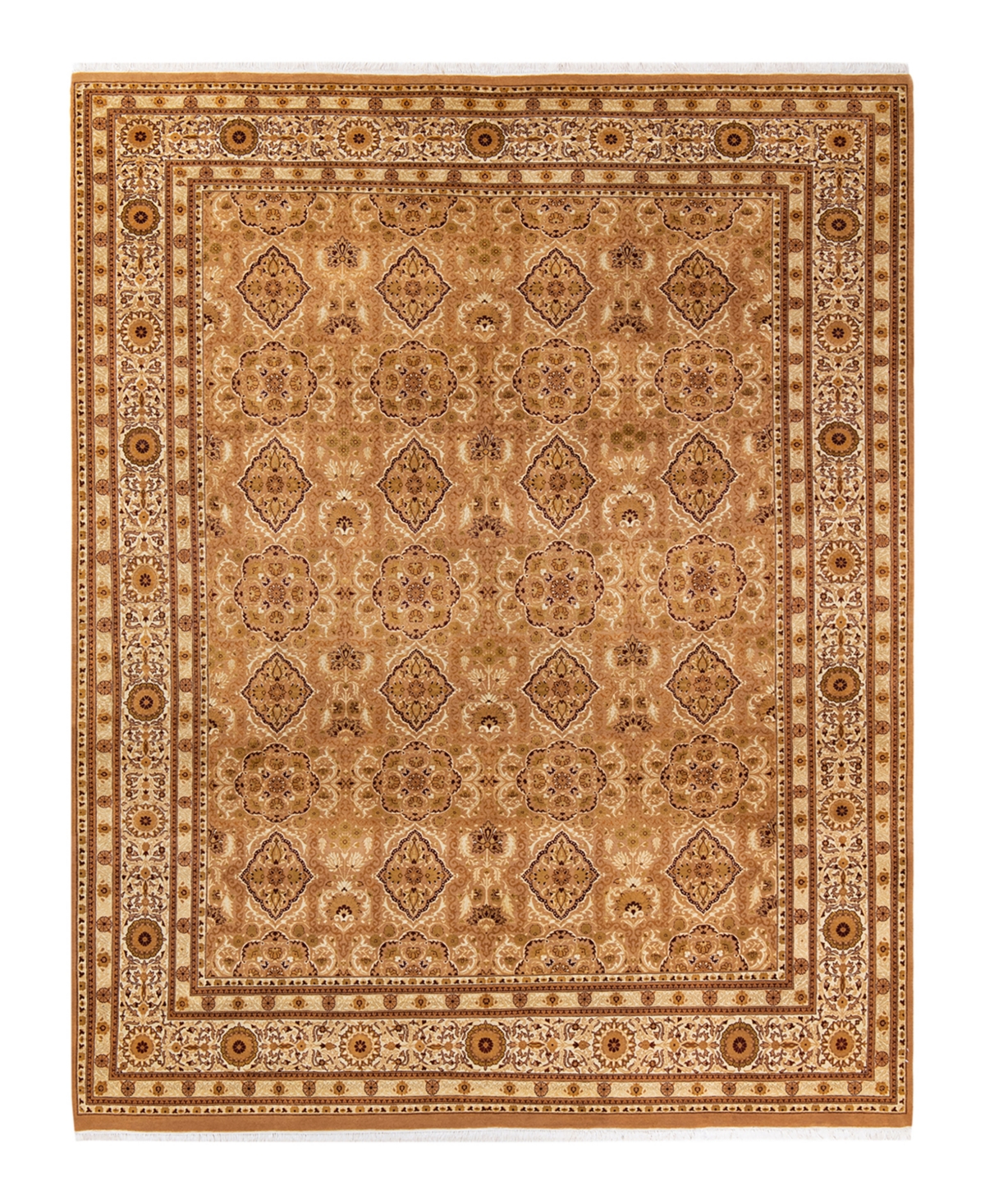 Closeout! Adorn Hand Woven Rugs Mogul M1519 8'1in x 10'4in Area Rug - Yellow