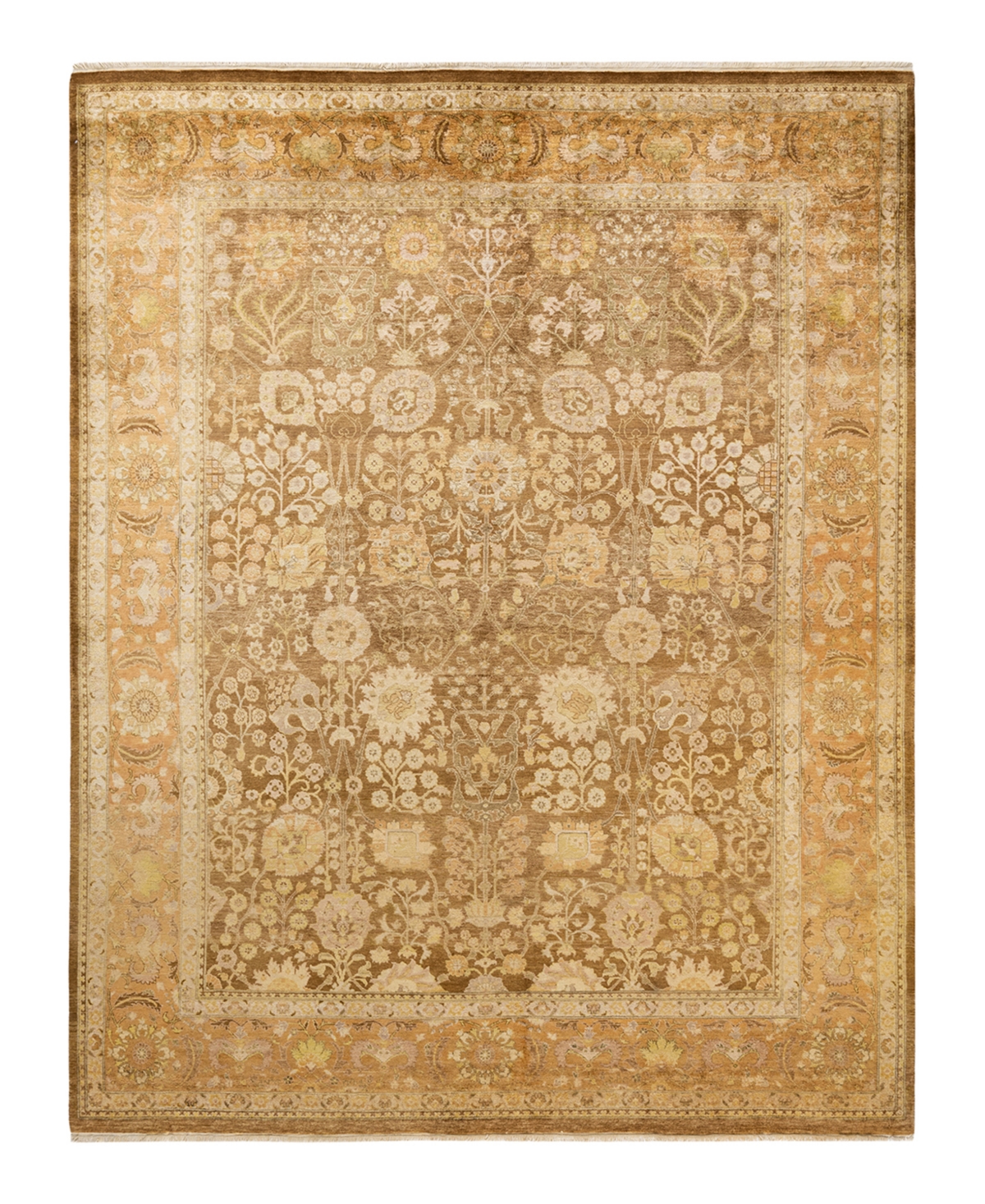 Closeout! Adorn Hand Woven Rugs Eclectic M1670 7'10in x 10'1in Area Rug - Yellow
