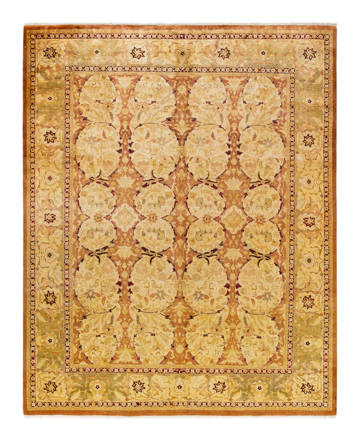Closeout! Adorn Hand Woven Rugs Mogul M1381 8'2in x 10'4in Area Rug - Brown