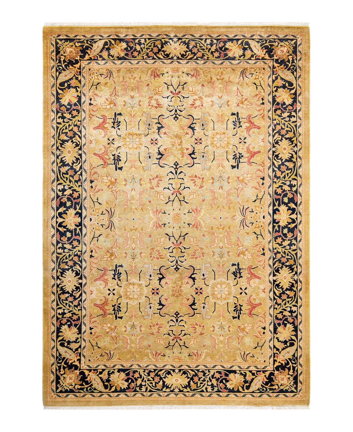 Closeout! Adorn Hand Woven Rugs Mogul M1503 6'3in x 8'10in Area Rug - Green