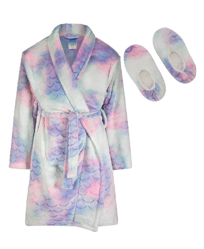 Sleep On It Big Girls Robe with Slippers Macy's