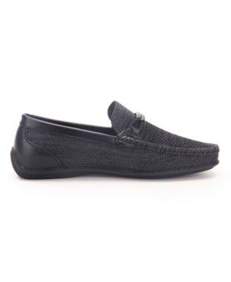 Men's Knit Lace-Strap Driving Loafer