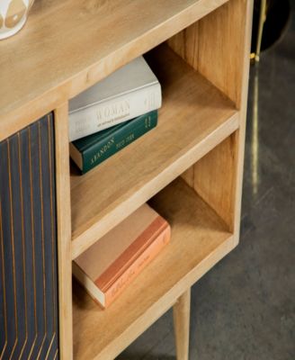 TV Console with Sliding Doors