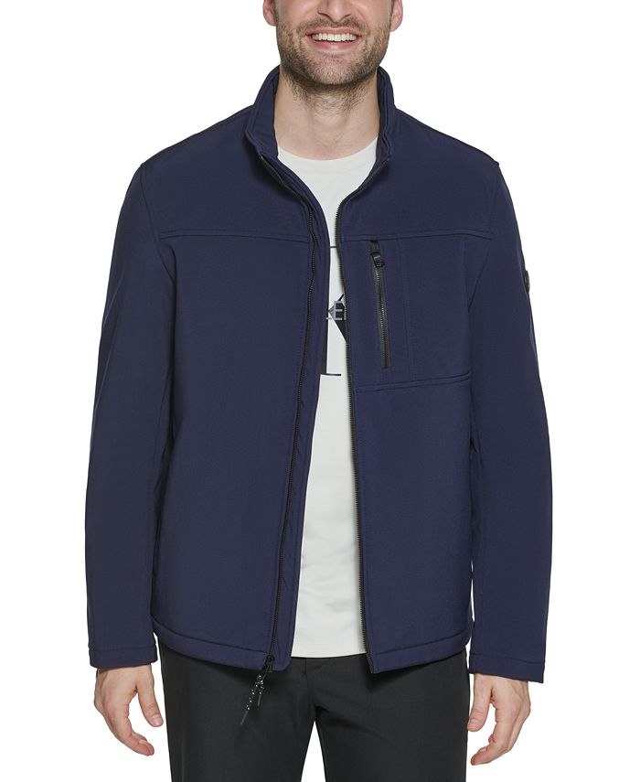 Calvin Klein Men's Infinite Stretch Soft Shell Jacket & Reviews - Coats ...