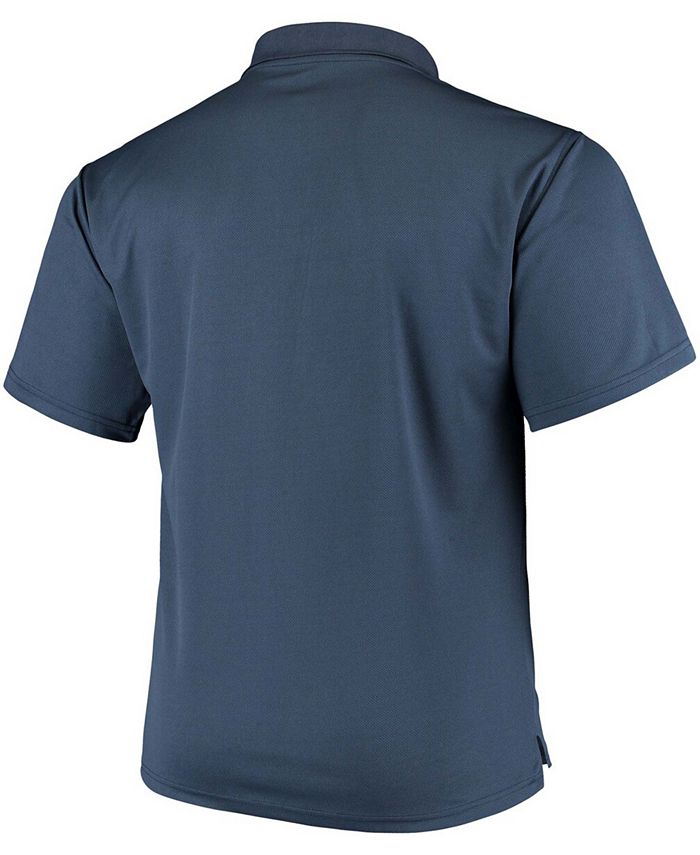 Fanatics Men's Navy Atlanta Braves Logo Solid Birdseye Polo Shirt - Macy's
