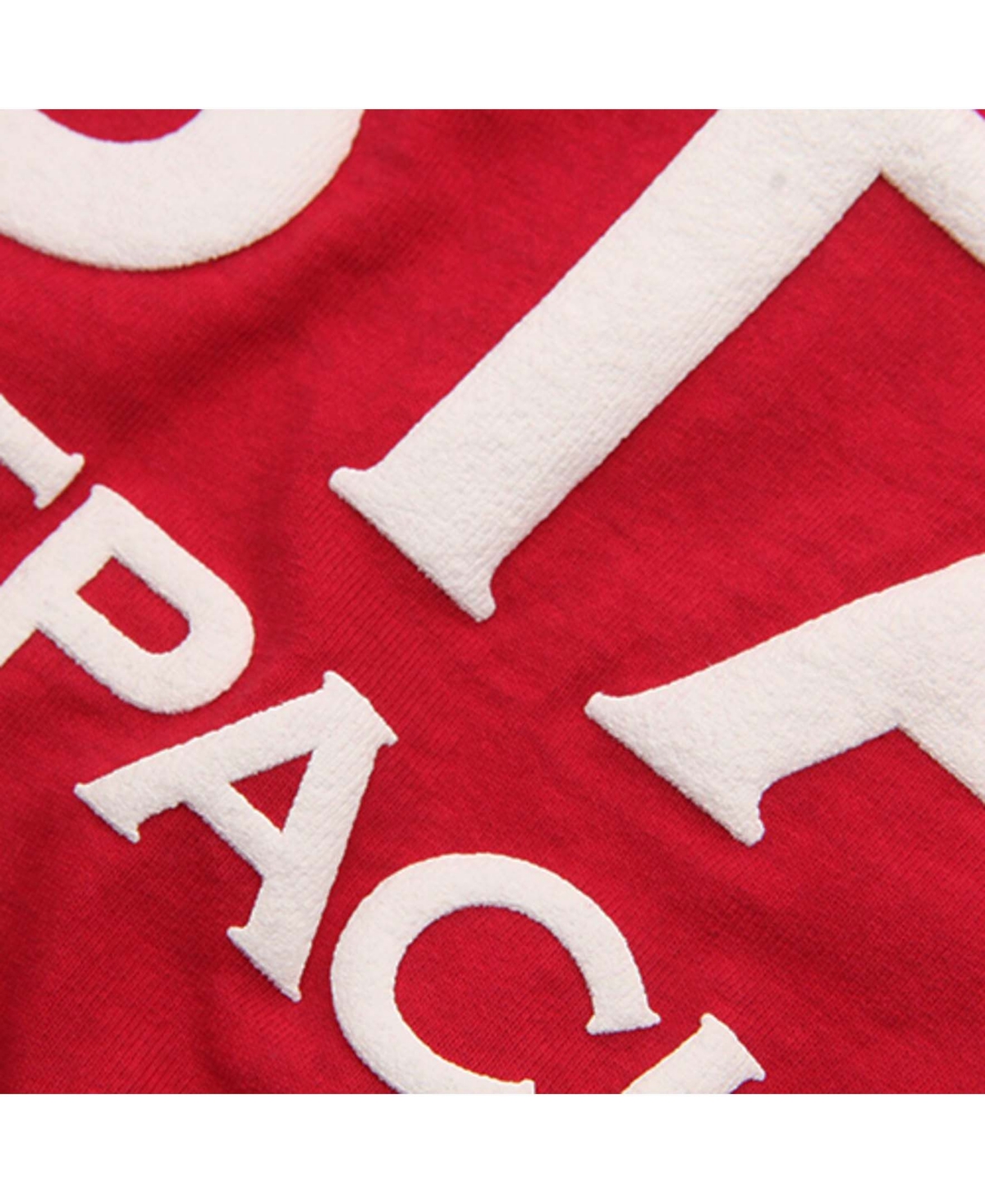Women'sNc State Wolfpack Ombre Long Sleeve Dip-Dyed T-shirt - Red