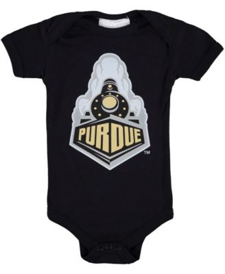 Infant Boys and Girls Black Purdue Boilermakers Big Logo Bodysuit