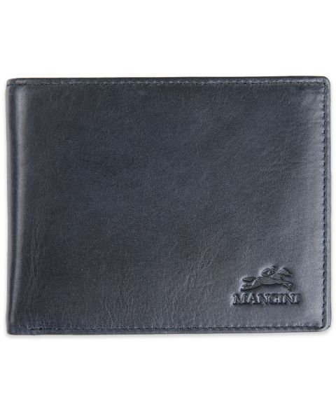 Мужской кошелёк Mancini Bellagio Collection Center Wing Billfold Wallet, цвет: Чёрный