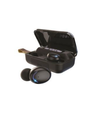 Photo 2 of Brookstone Touch Power True Wireless Earbuds & Smart Power Bank Case - Black