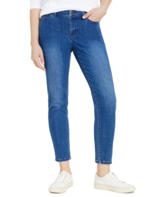 Charter Club Bristol Tummy Control Skinny Ankle Jeans, Created for Macy's - Beckett Wash - Size 14