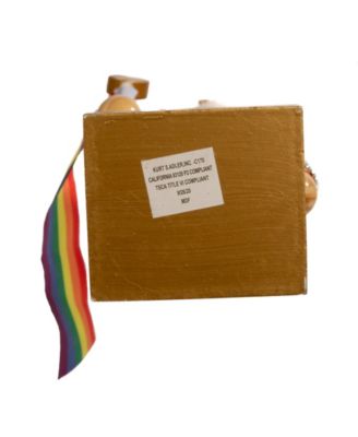 12" Wooden Gay Pride Nutcracker