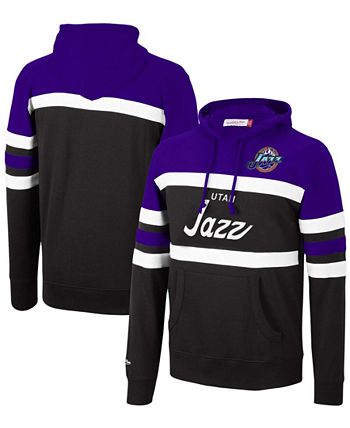 Mitchell & Ness - Men's Utah Jazz Head Coach Pullover Hoodie