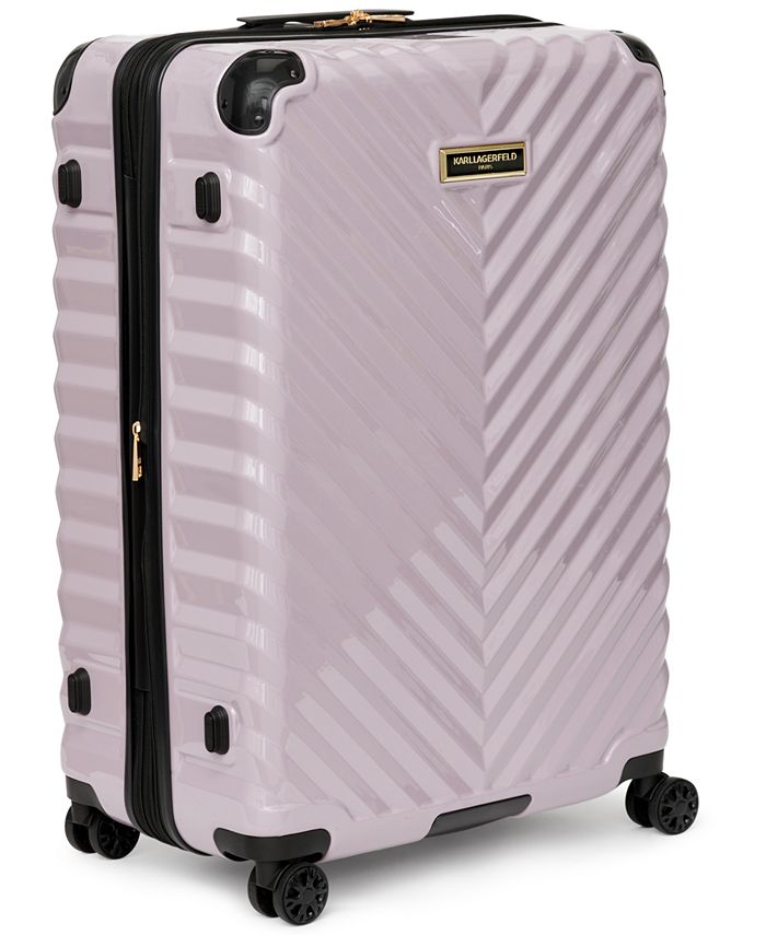 KARL LAGERFELD PARIS Karl Lagerfeld Chevron 28" Hardside Spinner